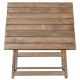 Τραπέζι πτυσσόμενο πηχάκι 60Χ80Χ73εκ. από ξύλο οξυάς σε χρώμα καρυδί