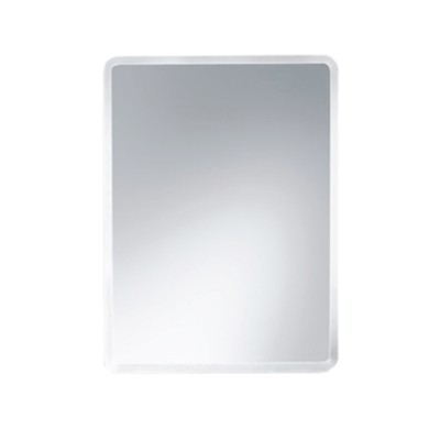 Καθρέπτης μπάνιου επιτοίχιας τοποθέτησης σε ορθογώνιο σχήμα διαστάσεων 45x60cm LUCY