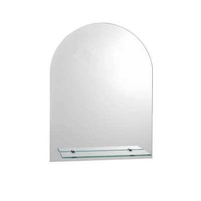 Καθρέπτης μπάνιου με ράφι επιτοίχιας τοποθέτησης διαστάσεων 50x70cm LUNA