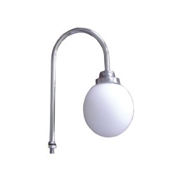 Απλίκα D16 χρωμέ με κρύσταλλο κατάλληλη για έπιπλο μπάνιου διαστάσεων 15,5x6,7cm