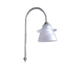 Απλίκα D60 χρωμέ με κρύσταλλο κατάλληλη για έπιπλο μπάνιου διαστάσεων 18x7,8cm