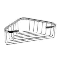 Γωνιακό ραφάκι σχαρωτό μονό επιτοίχιας τοποθέτησης διαστάσεων 24x14x4.5cm της σειράς HOTEL