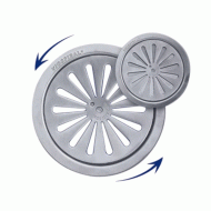 Σχάρα σιφωνιού ασφαλέιας στρόγγυλη με διάμετρο Φ100