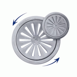 Σχάρα σιφωνιού ασφαλέιας στρόγγυλη με διάμετρο Φ100