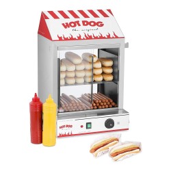 Βραστήρας Hot Dog RCHW 2000 σε ρετρό αμερικάνικη αισθητική για το βράσιμο αλλά και την διατήρηση σε θερμοκρασία σερβιρίσματος των Hot Dog