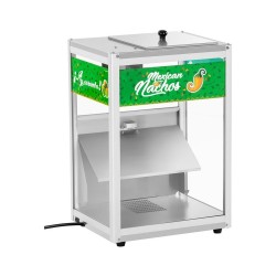 Θερμαινόμενη βιτρίνα Nachos με φωτισμό LED σε 16 χρωματισμούς και 6 διαφορετικά εφέ ρυθμιζόμενα από τηλεχειριστήριο