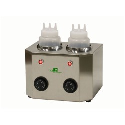 Θερμαντικό Squeezer Topping II με 2 δοχεία squeezer 1lt με τρία στόμια Θερμαντικό Squeezer Topping II με 2 δοχεία squeezer 1lt με τρία στόμια