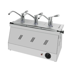 Μπαιν Μαρί με τριπλή αντλία και δοσομετρητή για σάλτσες, πραλίνα κ.α KD-021 3xGN 1/6 Μπαιν Μαρί με τριπλή αντλία και δοσομετρητή για σάλτσες, πραλίνα κ.α KD-021 3xGN 1/6