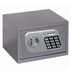 Χρηματοκιβώτιο ηλεκτρονικό κατάλληλο για δωμάτια ξενοδοχείων ανθρακί 170x170x230  3.3Kg με πληκτρολόγιο σειρά 73-000