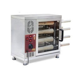 Φούρνος Chimney Cake με 8 σούβλες standard και 8 σούβλες κωνικές από ανοξείδωτο μέταλλο