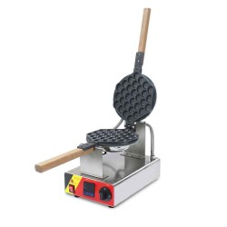 Συσκευή βαφλιέρα με περιστρεφόμενες πλάκες Bubble Waffle D.Th 124 με ψηφιακό θερμοστάτη Συσκευή βαφλιέρα με περιστρεφόμενες πλάκες Bubble Waffle D.Th 124 με ψηφιακό θερμοστάτη