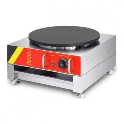 Κρεπιέρα ηλεκτρική μονή με μαντεμένιες πλάκες Ø40cm και υπερυψωμένη τετράγωνη βάση 583 Κρεπιέρα ηλεκτρική μονή με μαντεμένιες πλάκες Ø40cm και υπερυψωμένη τετράγωνη βάση 583