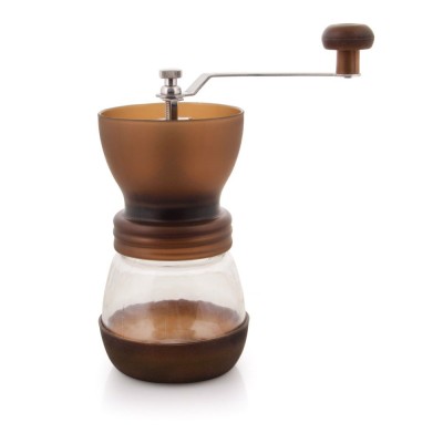 Χειροκίνητος φορητός μύλος άλεσης καφέ σε καφέ χρώμα χωρητικότητας 70-80γρ Belogia mcg 620002