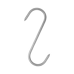 Γάντζος κρέατος ανοξείδωτος 9,5cm, πάχος 0,2cm Pirge Γάντζος κρέατος ανοξείδωτος 9,5cm, πάχος 0,2cm Pirge