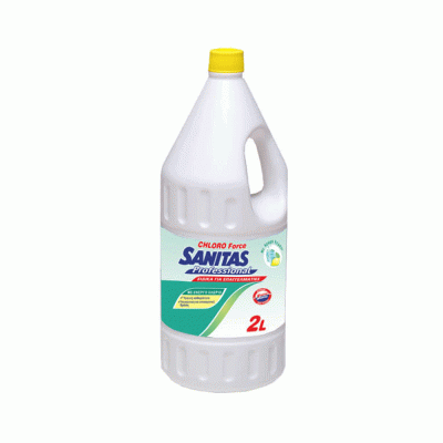 Χλωροκαθαριστικό Chloro Force με άρωμα λεμόνι 2L SANITAS PRO