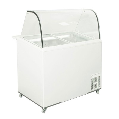 Ψυγείο βιτρίνα χύμα παγωτού 900x690x1210mm BX6-7P Alfa frigor