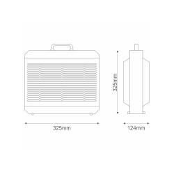 Εντομοπαγίδα ηλεκτρική RT-11 με πλέγμα υψηλής τάσης για κάλυψη 40τ.μ.