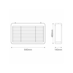 Ηλεκτρικό εντομοκτόνο RT-14 με λάμπες BL 3x18W για κάλυψη 160τ.μ.