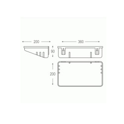 Εντομοπαγίδα ηλεκτρική RT-30 με κολλητική επιφάνεια και λάμπες BL 2x8W κάλυψη 40τ.μ.