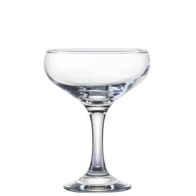 Ρηχό ποτήρι σαμπάνιας και cocktail γυάλινο  22cl Φ10 x 13.1 cm σειρά KOUROS κορυφαίας ποιότητας UNIGLASS