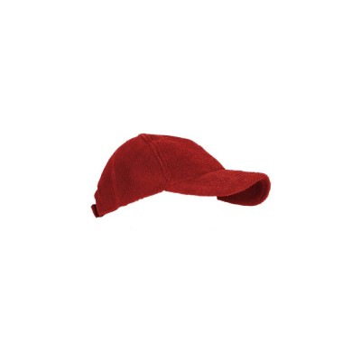 Εξάφυλλο καπέλο φλις 100% πολυέστερ σε κόκκινο χρώμα One Size