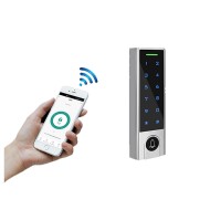 Σύστημα ελεγχόμενης πρόσβασης airbnb Liliwise σε ασημί χρώμα με αδιάβροχο WiFi Standalone  Σύστημα ελεγχόμενης πρόσβασης airbnb Liliwise σε ασημί χρώμα με αδιάβροχο WiFi Standalone