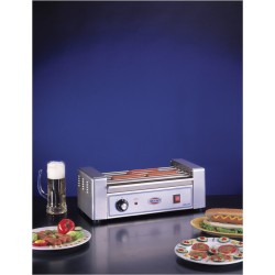 Μηχανή HOT DOG ρόλλερ με πέντε περιστρεφόμενες ράβδους Johny Ελληνικής Κατασκευής
