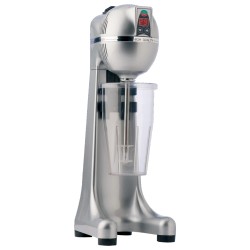 Φραπιέρα με χρονοδιακόπτη επαγγελματικού τύπου ασημί με μεταλλική όψη 2 Tαχυτήτων Johny AK/2-2T-TIMER MET /SI Ελληνικής Κατασκευής