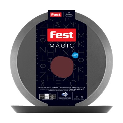 Ταψί πίτσας στρογγυλό ρηχό αντικολλητικό σειρά Magic Νο30 FEST