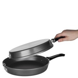 Ομελετιέρα - διπλό τηγάνι αντικολλητικό Νο26 κατάλληλο για ηλεκτρική και κεραμική εστία σειρά Magic FEST