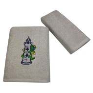 Σετ παιδικές πετσέτες 2 τεμαχίων σε κουτί σύνθεση 100% βαμβάκι σχέδιο 