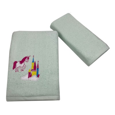 Σετ παιδικές πετσέτες 2 τεμαχίων σε κουτί σύνθεση 100% βαμβάκι σχέδιο 
