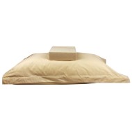 Σετ μαξιλαροθήκες Oxford πεννιέ 100% βαμβάκι διαστάσεων 52x72cm +4cm σε μπεζ χρώμα Σετ μαξιλαροθήκες Oxford πεννιέ 100% βαμβάκι διαστάσεων 52x72cm +4cm σε μπεζ χρώμα