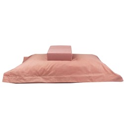 Σεντόνι μονό πεννιέ σε ροζ χρώμα διαστάσεων 1.70x2.70cm 100% βαμβάκι