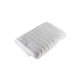 Πετσέτα μπάνιου λευκή με ρίγες 400gsm διαστάσεων 70x140cm 100% βαμβάκι πεννιέ