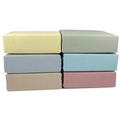 Σεντόνι υπέρδιπλο πεννιέ σε χρώμα μέντας διαστάσεων 2.50x2.70cm 100% βαμβάκι