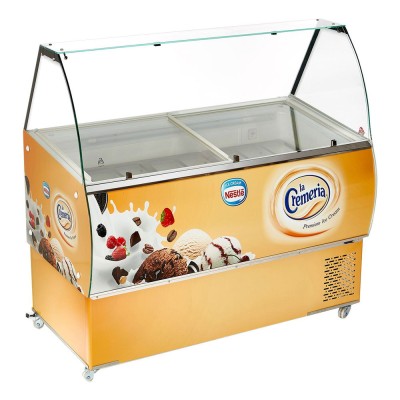 Επαγγελματικό ψυγείο βιτρίνα χύμα παγωτού (9 γεύσεις) AURORA9P Alfa Frigor