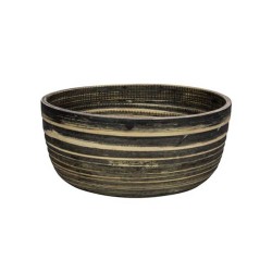 Μπωλ ξύλινο φ18xΥ8cm από 100% ίνες Bamboo σειρά NATURAL BLACK της MARVA Μπωλ ξύλινο φ18xΥ8cm από 100% ίνες Bamboo σειρά NATURAL BLACK της MARVA