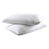 Ζεύγος καπιτονέ προστατευτικές μαξιλαροθήκες 4100 σε χρώμα λευκό διαστάσεων 50x70cm  Ζεύγος καπιτονέ προστατευτικές μαξιλαροθήκες 4100 σε χρώμα λευκό διαστάσεων 50x70cm