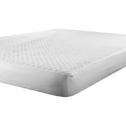 Καπιτονέ προστατευτικό στρώματος 4100 σε χρώμα λευκό διαστάσεων 180x200+30cm polycotton