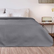 Κουβερλί μονό pre-washed Stars 12200 σε γκρι χρώμα διαστάσεων 160x240cm Κουβερλί μονό pre-washed Stars 12200 σε γκρι χρώμα διαστάσεων 160x240cm