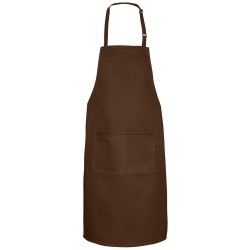 Επαγγελματική ολόσωμη ποδιά σε χρώμα καφέ διαστάσεων 94x75cm