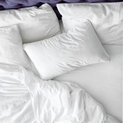 Μαξιλαροθήκη ξενοδοχείου Oxford διαστάσεων 53x73+5cm με σύνθεση 80% βαμβάκι-20% πολυεστέρας σειρά Chios Percale CVC 1031