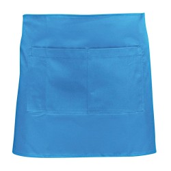 Επαγγελματική ποδιά μέσης με τσέπη σε χρώμα γαλάζιο one size 