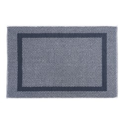 Ταπέτο μπάνιου νηματοβαφή διαστάσεων 50x75cm σε γκρι χρώμα 