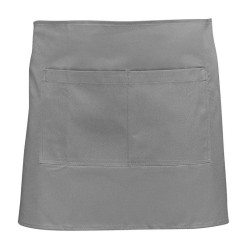 Επαγγελματική ποδιά μέσης με τσέπη σε χρώμα γκρι one size 