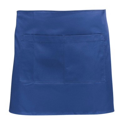 Επαγγελματική ποδιά μέσης με τσέπη σε χρώμα μπλε one size 