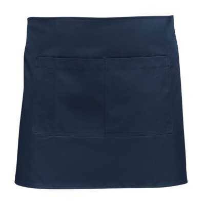 Επαγγελματική ποδιά μέσης με τσέπη σε χρώμα μπλε σκούρο one size 