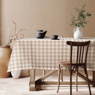 Επαγγελματικό τραπεζομάντηλο διαστάσεων 100x100cm σε μπεζ χρώμα Επαγγελματικό τραπεζομάντηλο διαστάσεων 100x100cm σε μπεζ χρώμα