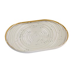 Πιάτο οβάλ πορσελάνης διαστάσεων 30x20cm md. της σειράς Νordic Spira